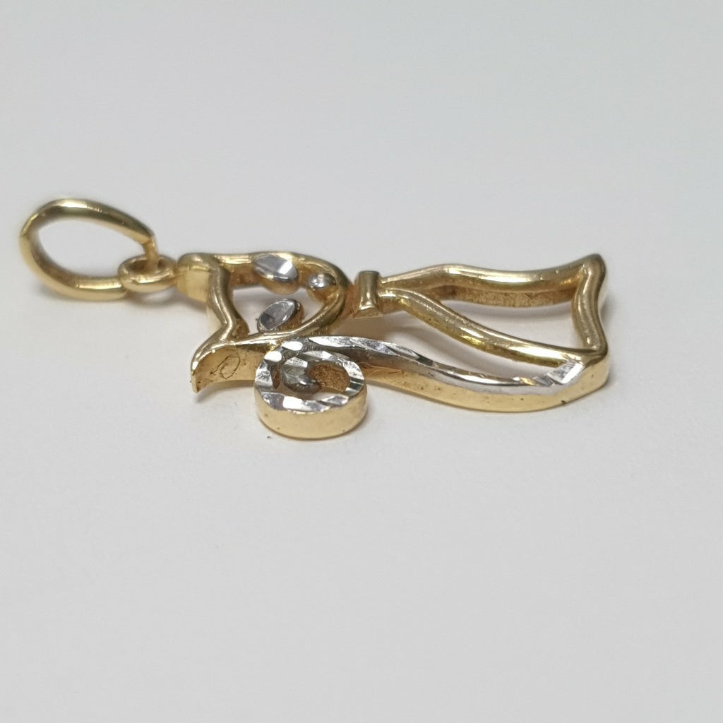 DIJE ORO,RODIADO 14 K 1,60 GRMS (SEMINUEVO)