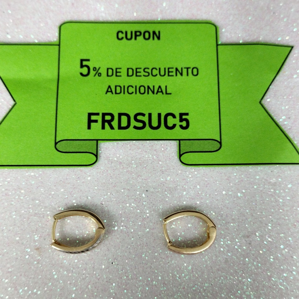 HUGGIES ORO 14K 1.1 (NUEVO)