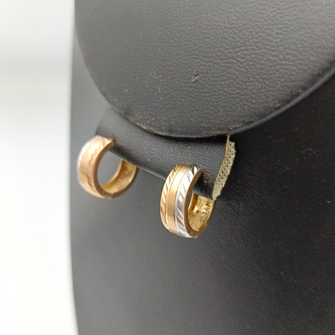 ARRACADAS PAR ORO 14 K 3,40 GRMS (SEMINUEVO)