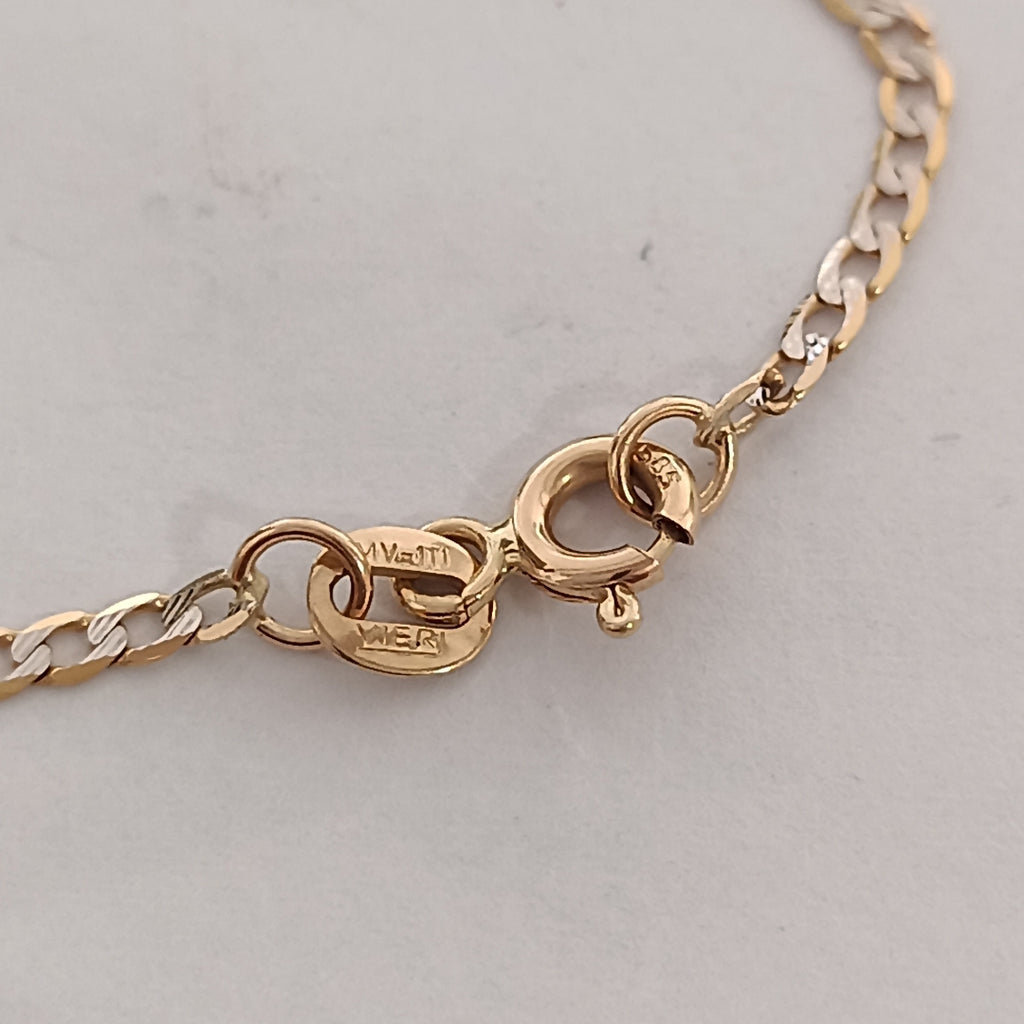 CADENA ORO, RODIADO 14 K 2.7 GRMS (SEMINUEVO)