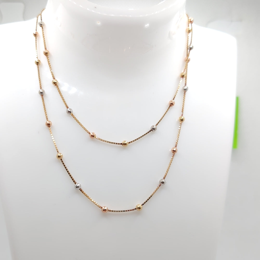 CADENA ORO 14 K 4.5 GRMS (SEMINUEVO)