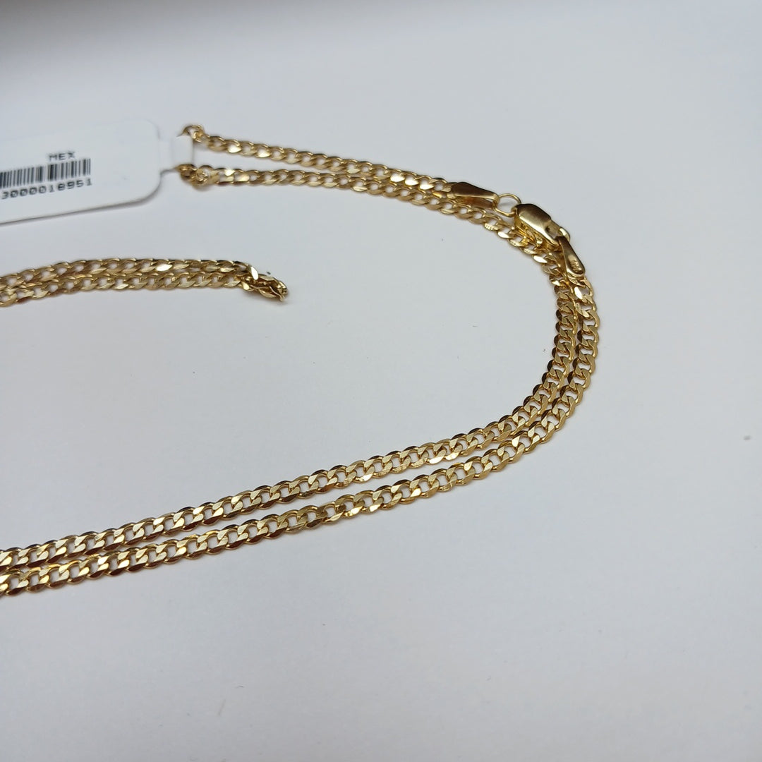 CADENA BARBADA 14K 55 CM 5.4 GR (NUEVO)