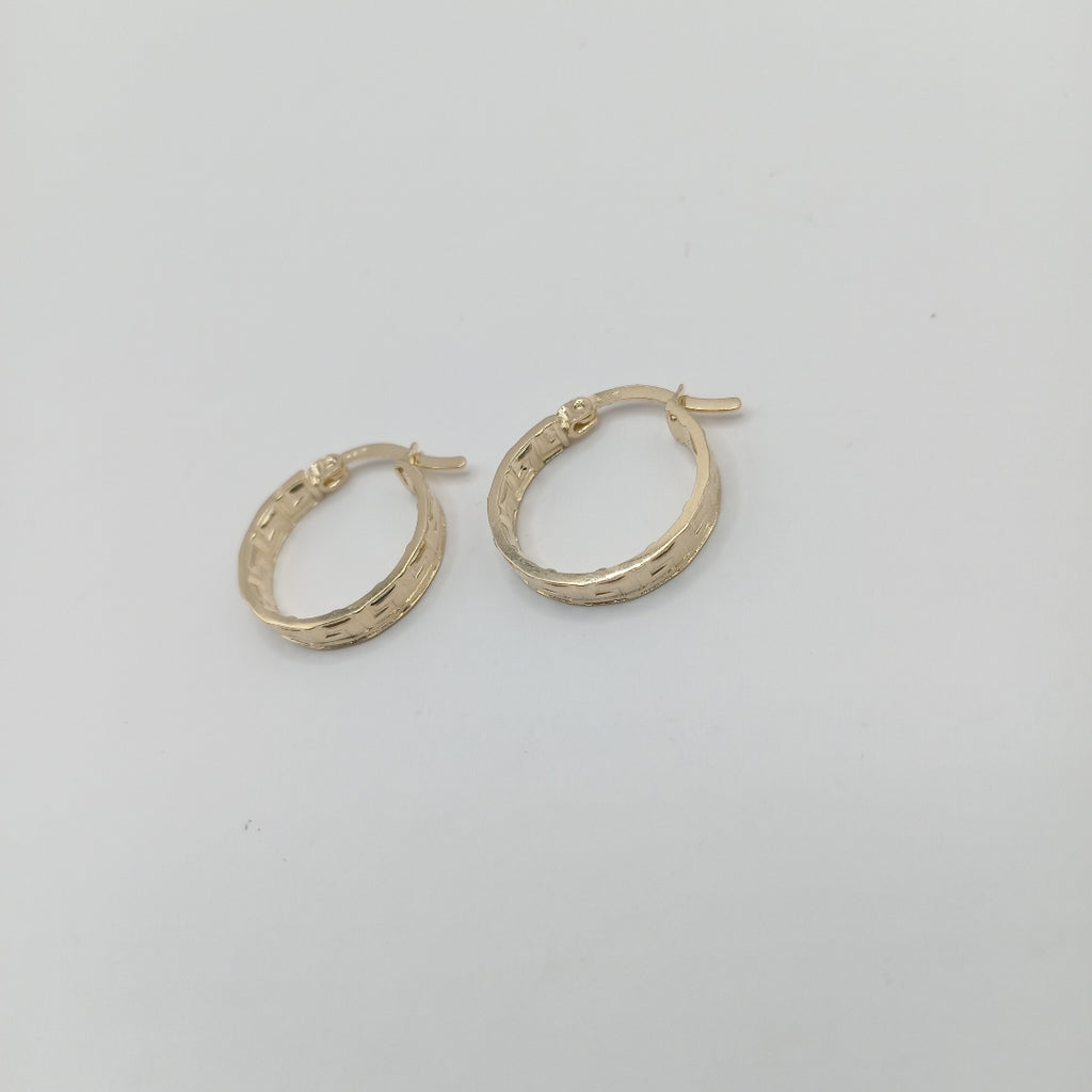 ARETES ARRACADAS FIG GRECAS 14K 1.7 GR (NUEVO)
