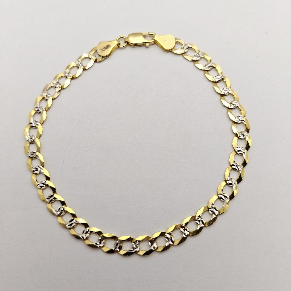 PULSERA BARBADA 14K 21 CM 6.4 GR (NUEVO)