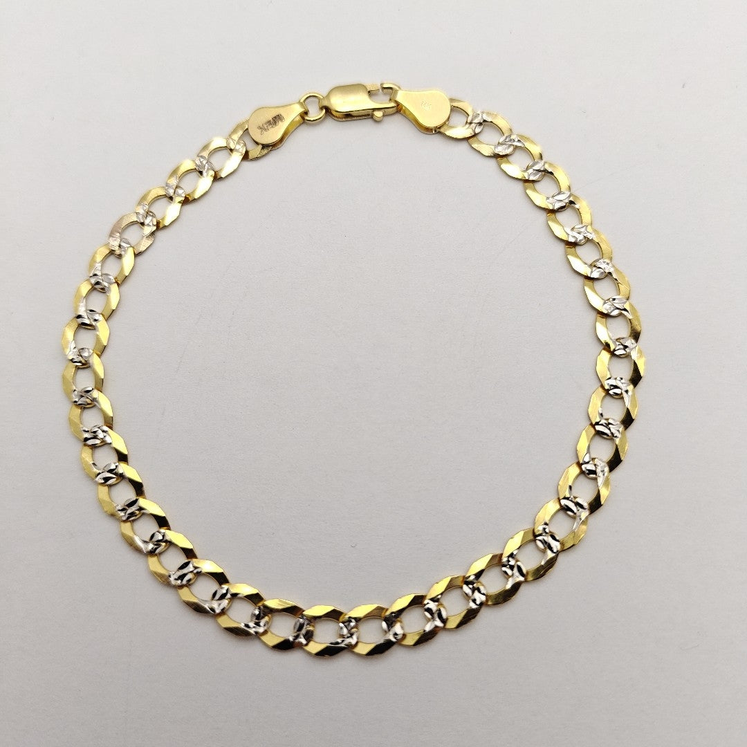 PULSERA BARBADA 14K 21 CM 6.4 GR (NUEVO)