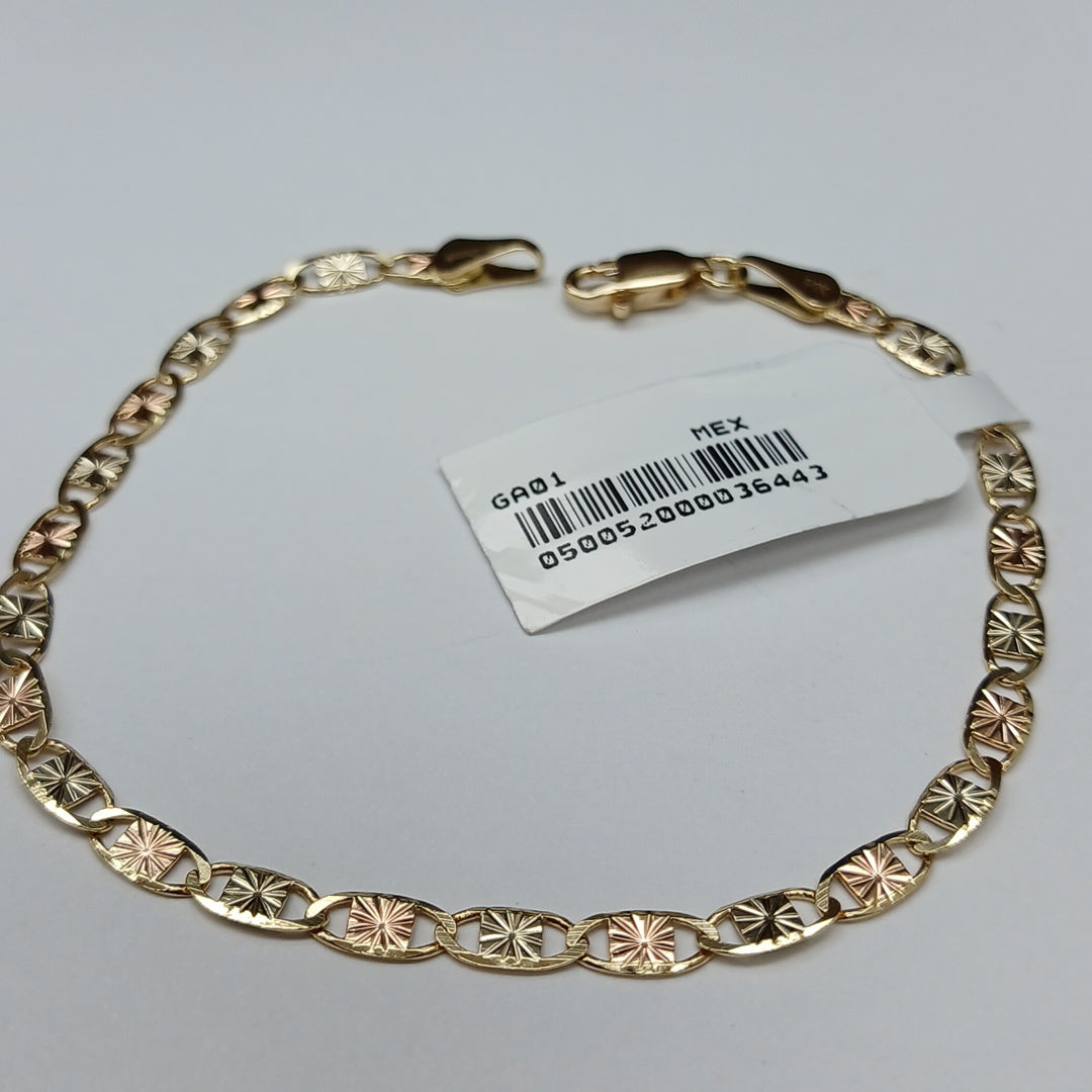 PULSERA GUCHI 14K 18 CM 2.9 GR (NUEVO)