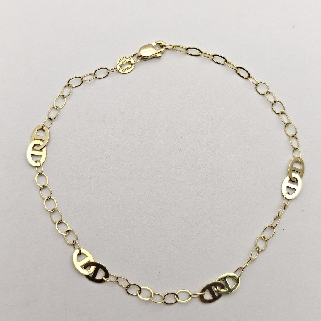 PULSERA ESPECIAL 14K 21 CM 1.8 GR (NUEVO)