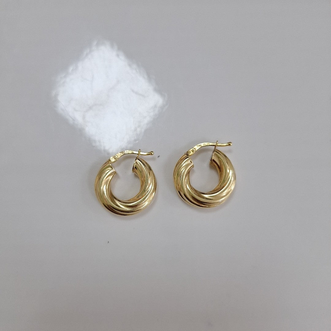ARRACADAS PAR ORO 10 K 2.2 GRMS (SEMINUEVO)