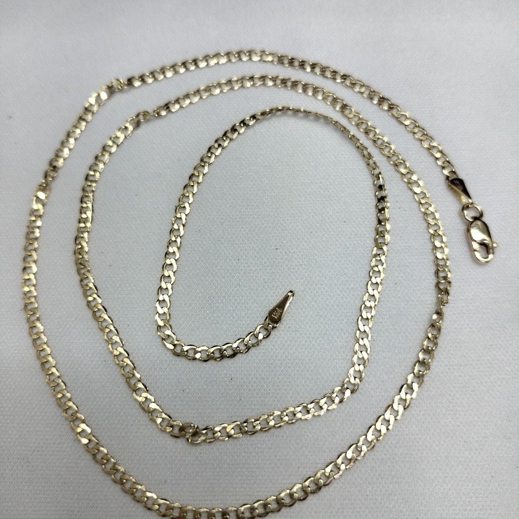 CADENA BARBADA 14K 55 CM 5.1 GR (NUEVO)