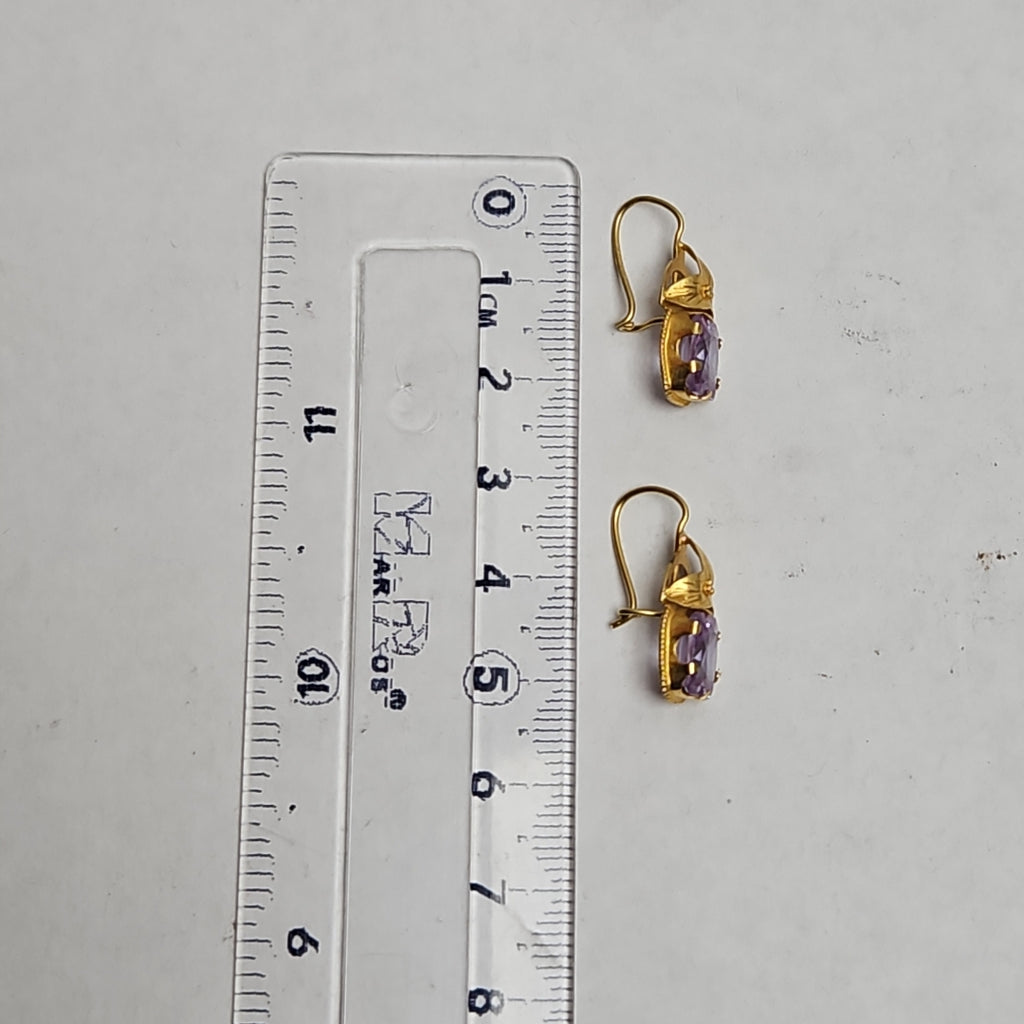 ARETES PAR ORO 18 K 2.7 GRMS (SEMINUEVO)