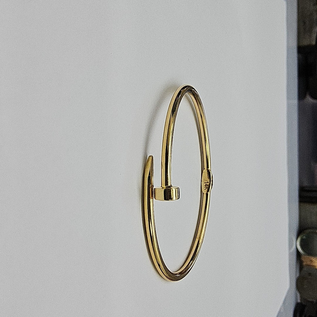 PULSERA RIGIDA ORO 14 K 8 GRMS (SEMINUEVO)