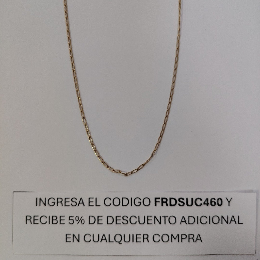 CADENA ORO 14 K 2.6 GRMS (SEMINUEVO)