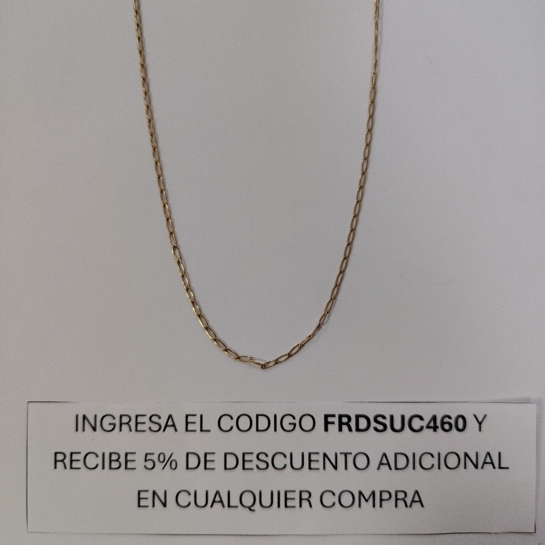 CADENA ORO 14 K 2.6 GRMS (SEMINUEVO)