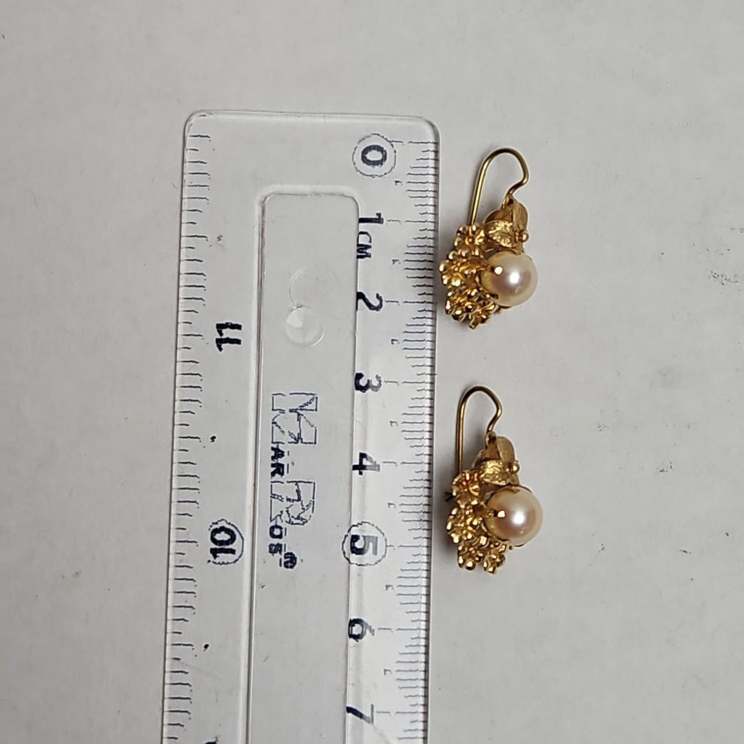 ARETES PAR ORO 14 K 3.1 GRMS (SEMINUEVO)