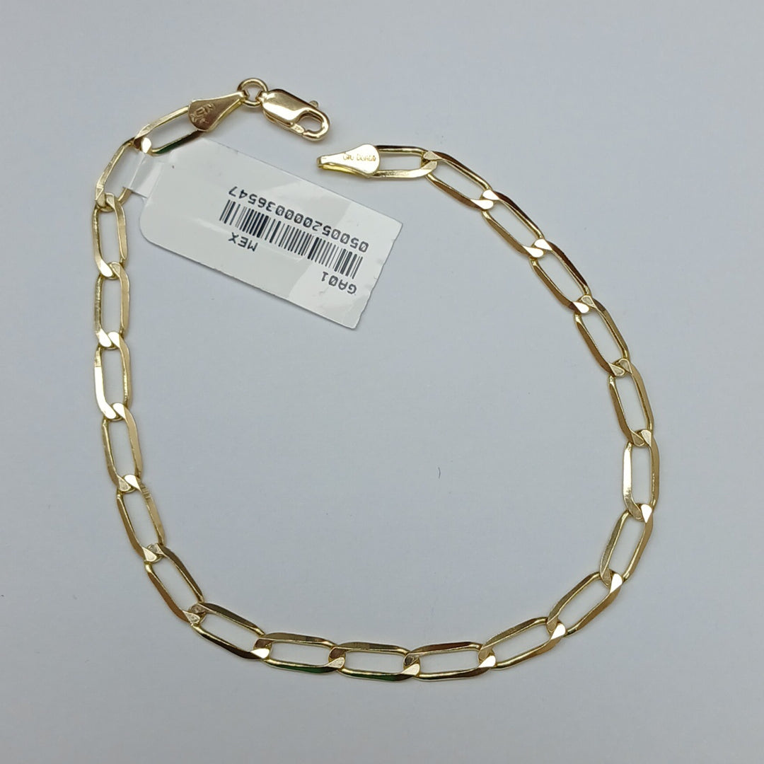 PULSERA ESLABON 14K 21 CM 4.3 GR (NUEVO)