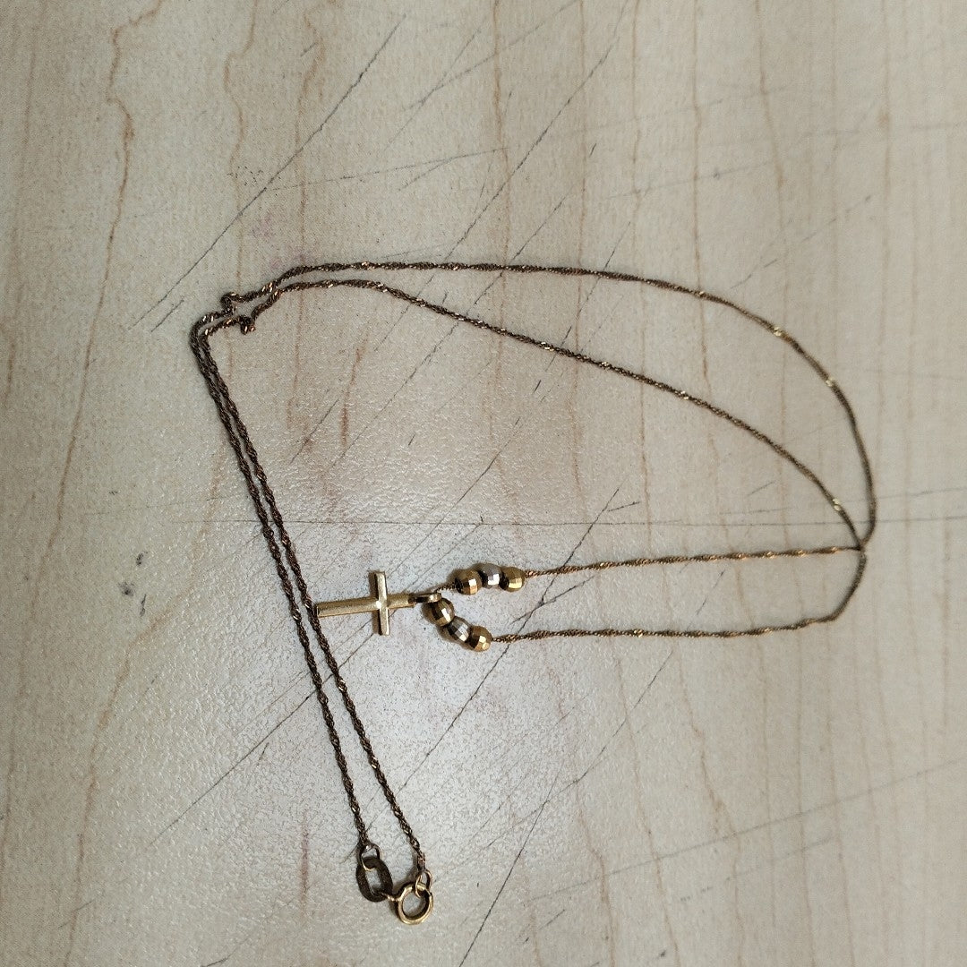 GARGANTILLA ORO COMBINADO 10 K 1,20 GRMS (SEMINUEVO)
