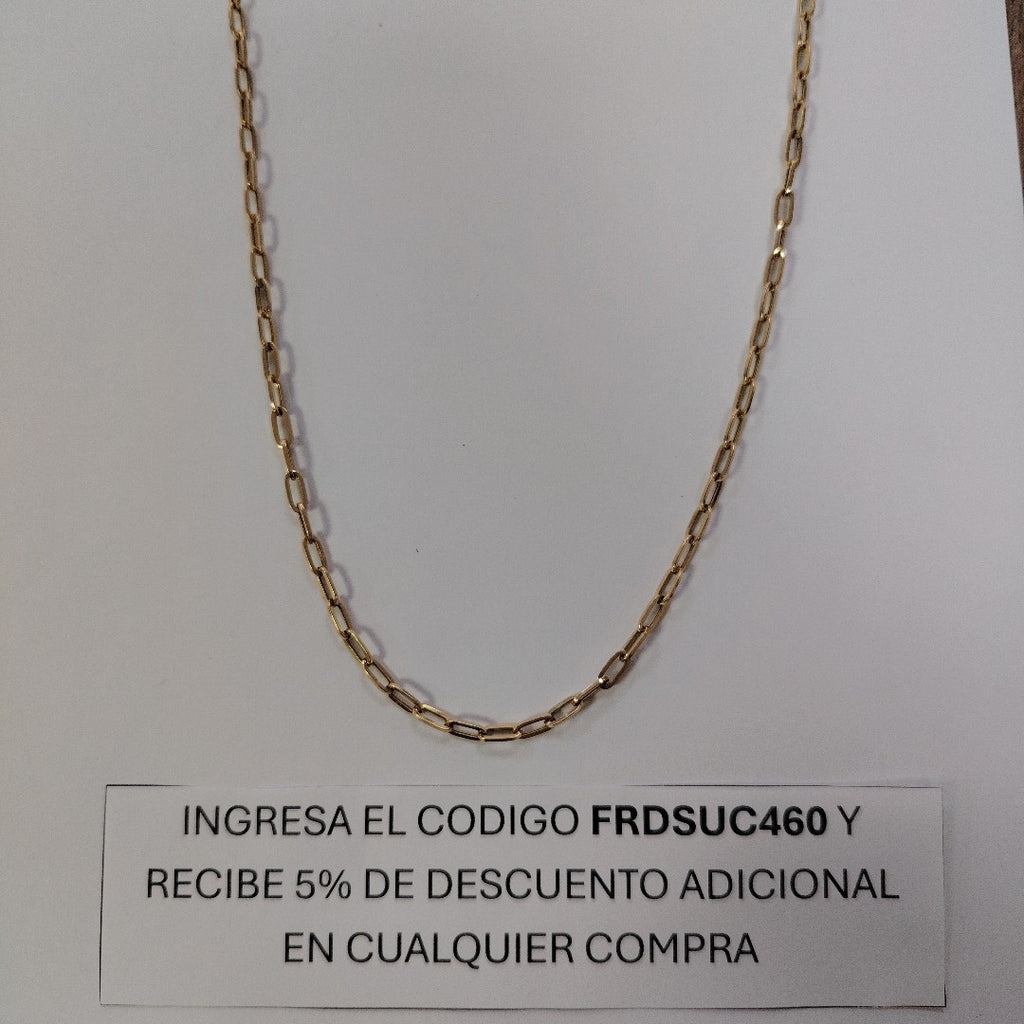 CADENA ORO 10 K 5.7 GRMS (SEMINUEVO)
