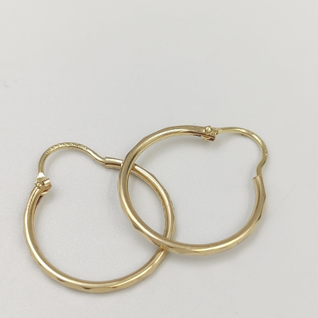 ARRACADAS PAR ORO 10 K 0.7 GRMS (SEMINUEVO)