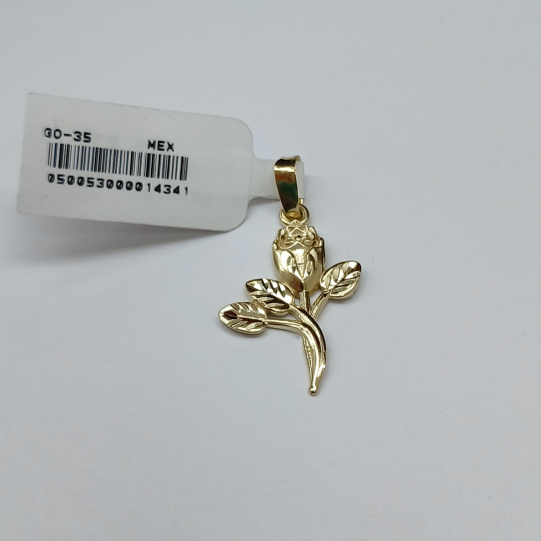 DIJE ROSA 10K 1.4 GR (NUEVO)