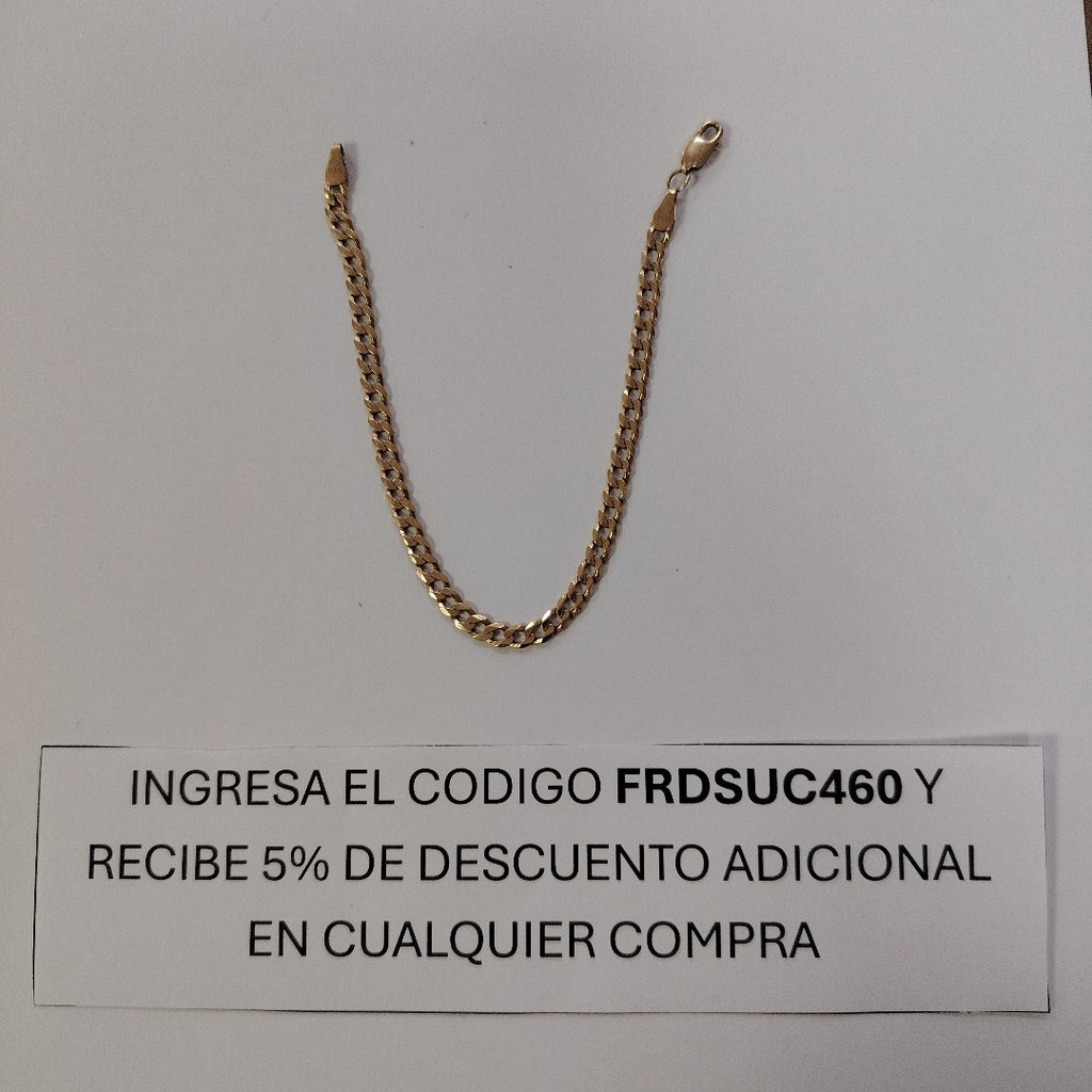 PULSERA ORO 14 K 3.8 GRMS (SEMINUEVO)