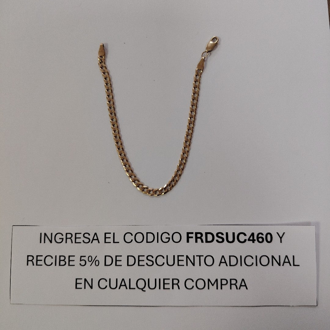 PULSERA ORO 14 K 3.8 GRMS (SEMINUEVO)