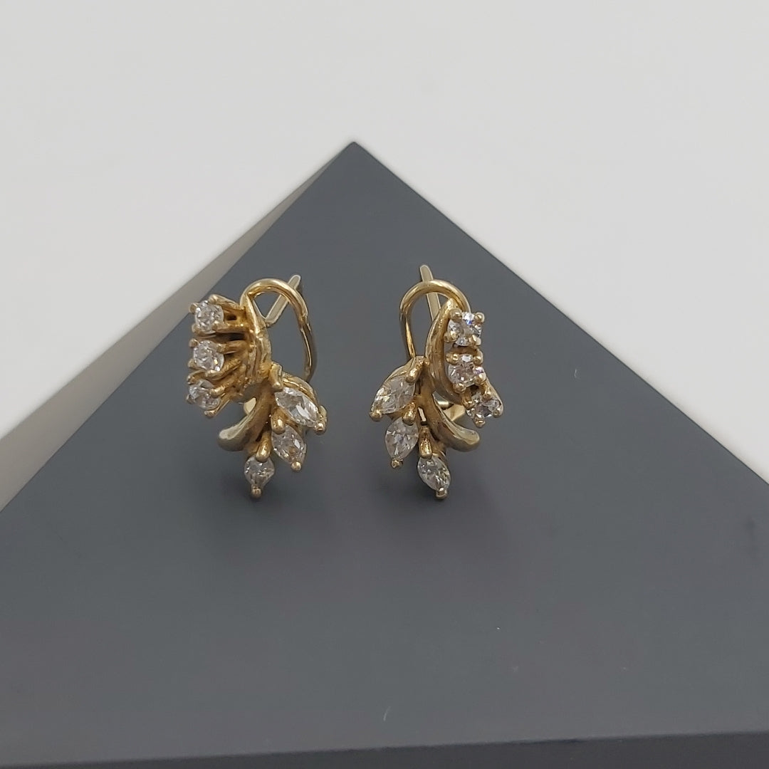 ARETES PAR ORO 8 K 3,30 GRMS (SEMINUEVO)