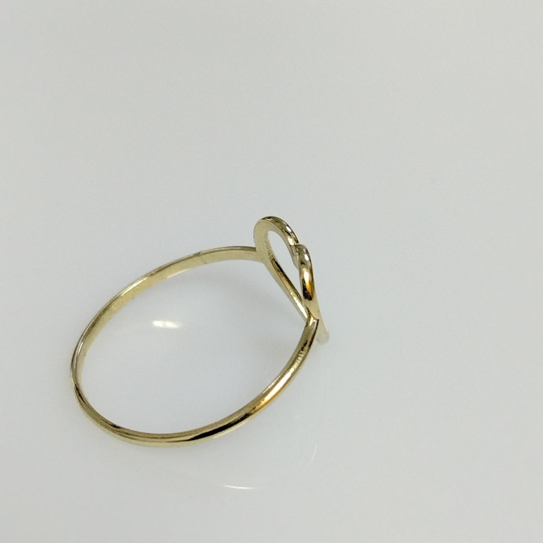ANILLOS ANILLITO FIG CORAZON 10K TALLA 9 0.9 GR (NUEVO)