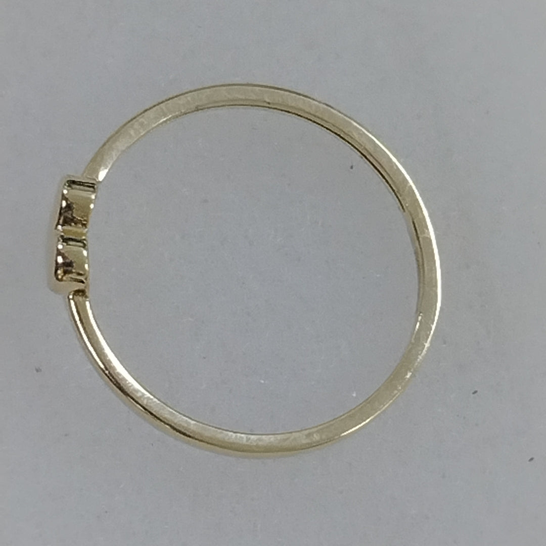ANILLOS ANILLITO FIG CORAZON 10K TALLA 8 1.1 GR (NUEVO)