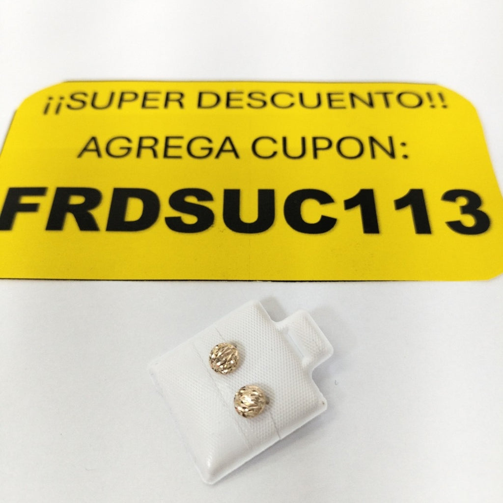 BROQUELES BROQUEL FIG LUNETA 14K 0.2268 GR (NUEVO)