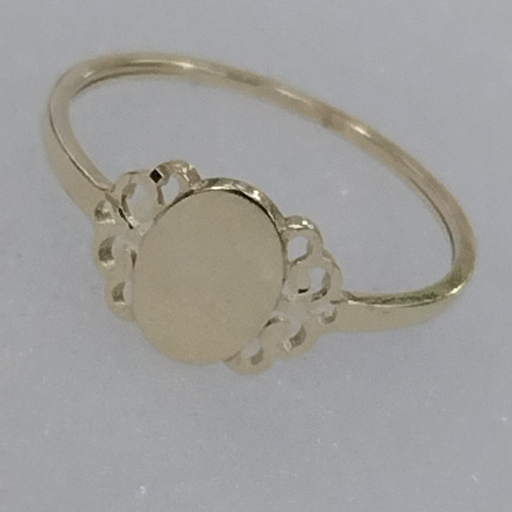 ANILLOS ANILLITO 10K TALLA 8 0.9 GR (NUEVO)