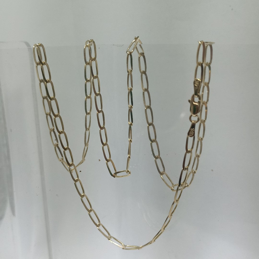 CADENA ESLABON 14K 55 CM 6.6 GR (NUEVO)