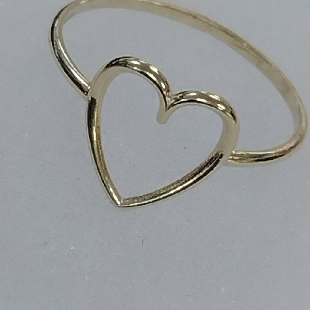ANILLOS ANILLITO FIG CORAZON 10K TALLA 9 0.8 GR (NUEVO)