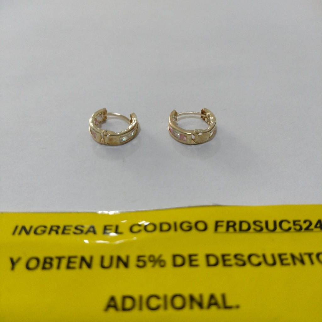 ARRACADAS PAR PLATA 3.8 GRMS (SEMINUEVO)