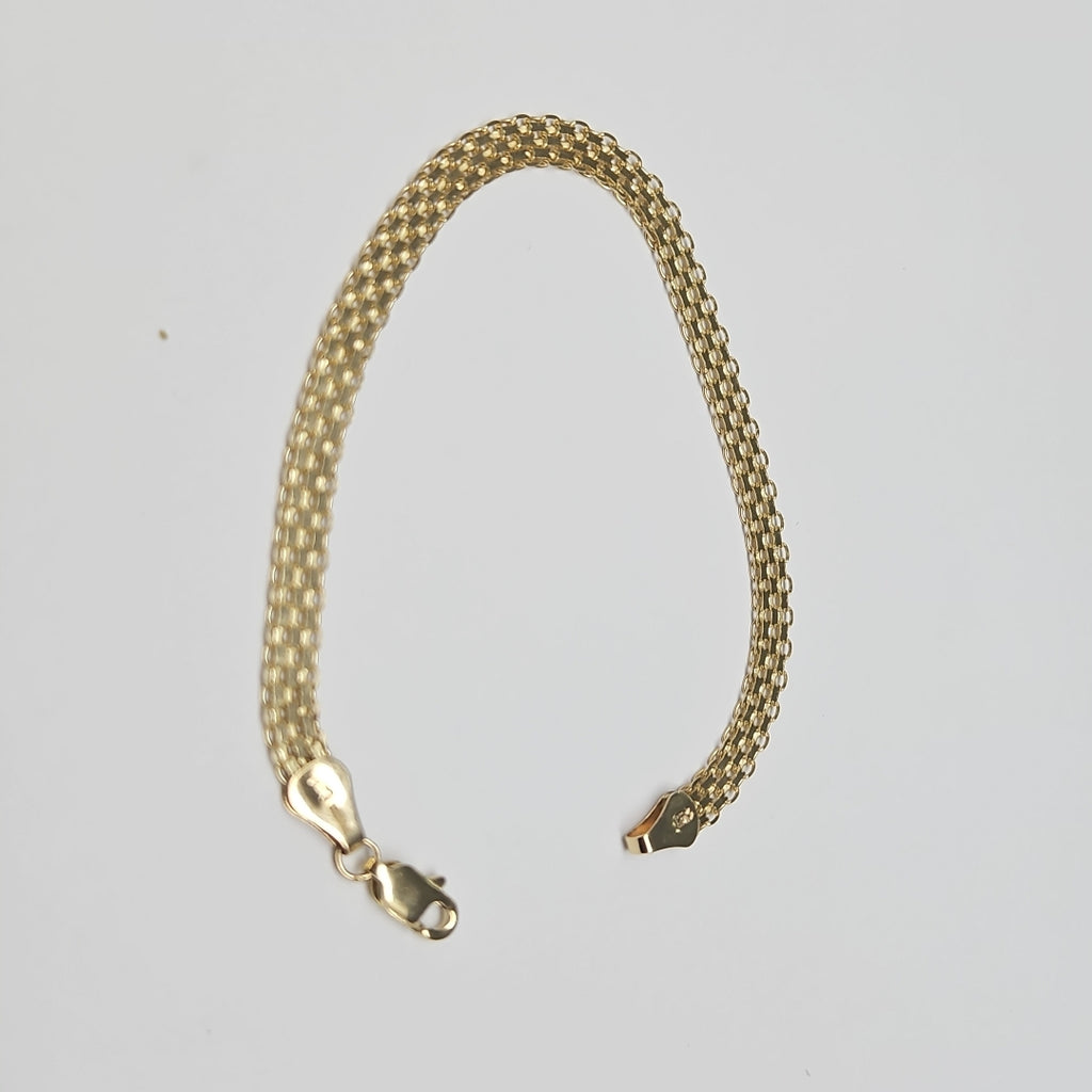 PULSERA ESPECIAL 14K 18 CM 4.4 GR (NUEVO)