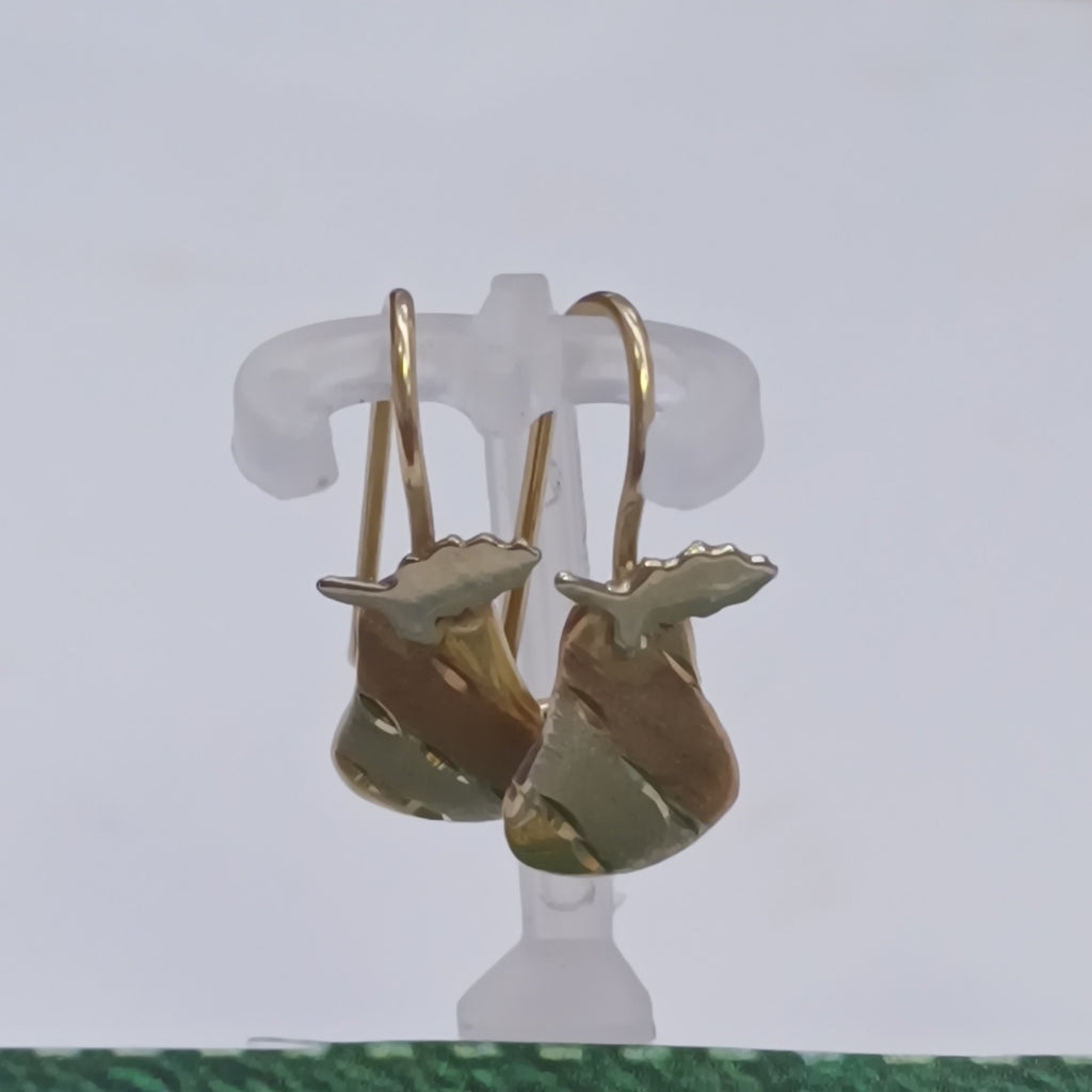 ARETES PAR ORO 10 K 1 GRMS (SEMINUEVO)