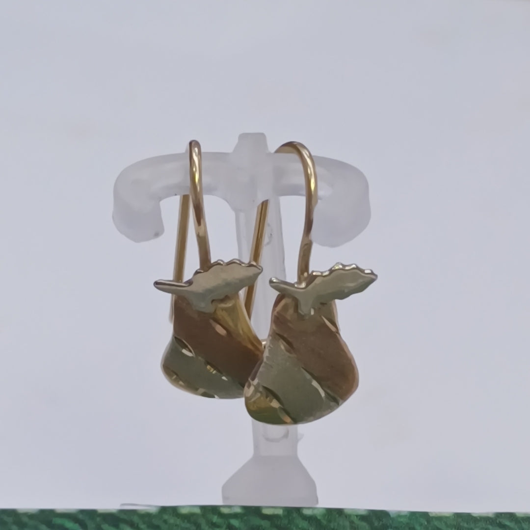 ARETES PAR ORO 10 K 1 GRMS (SEMINUEVO)