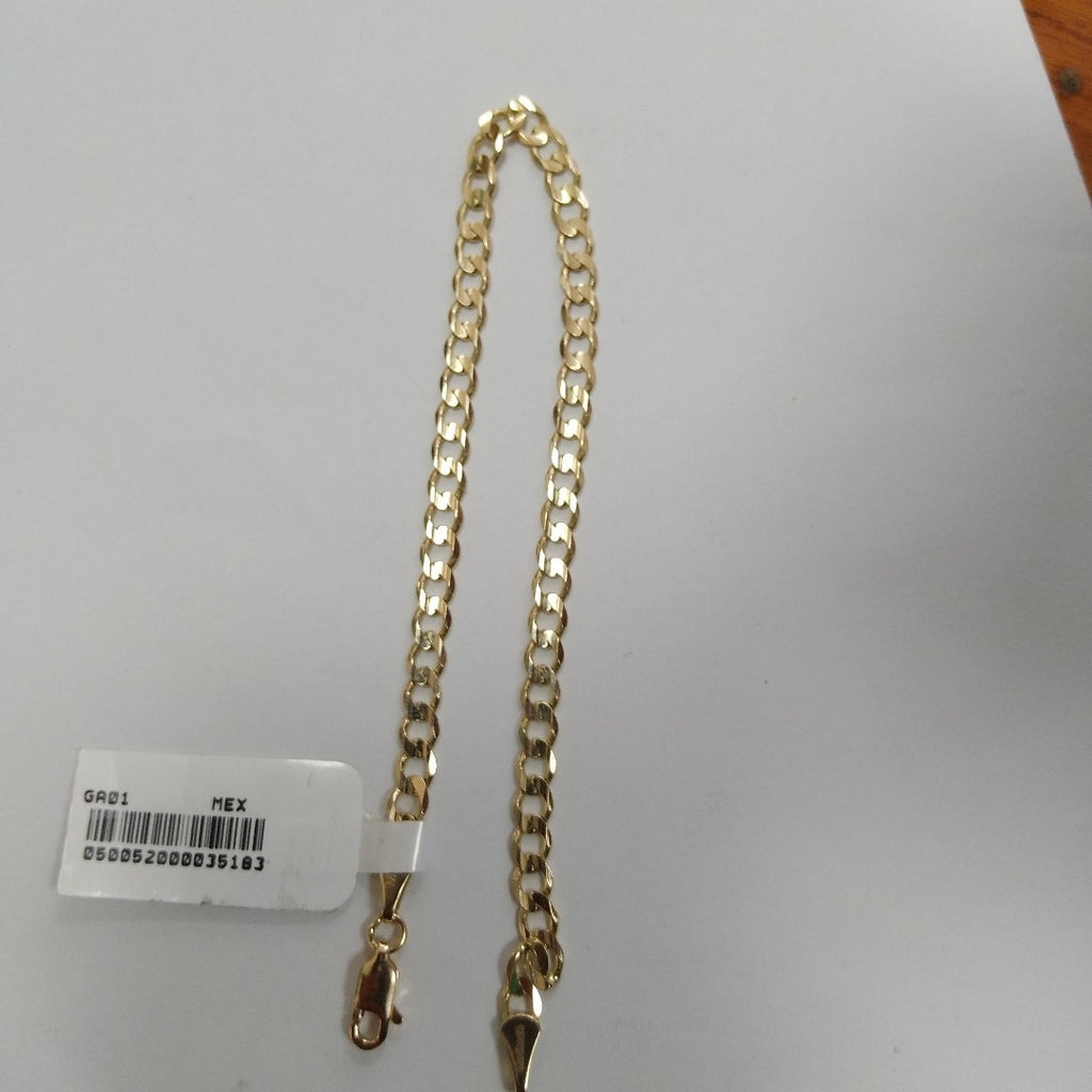 PULSERA BARBADA 14K 21 CM 5 GR (NUEVO)