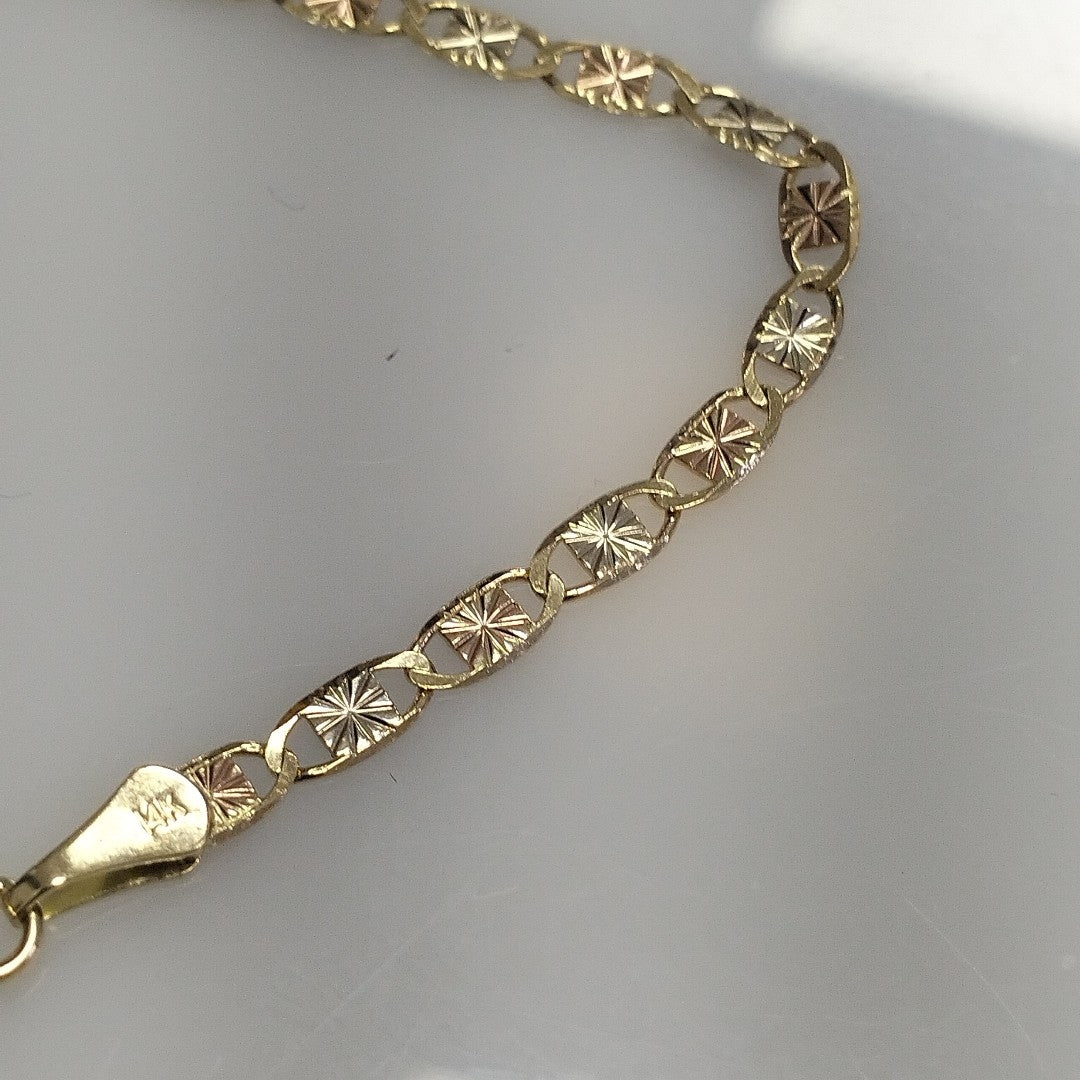 PULSERA GUCHI 14K 18 CM 2.9 GR (NUEVO)