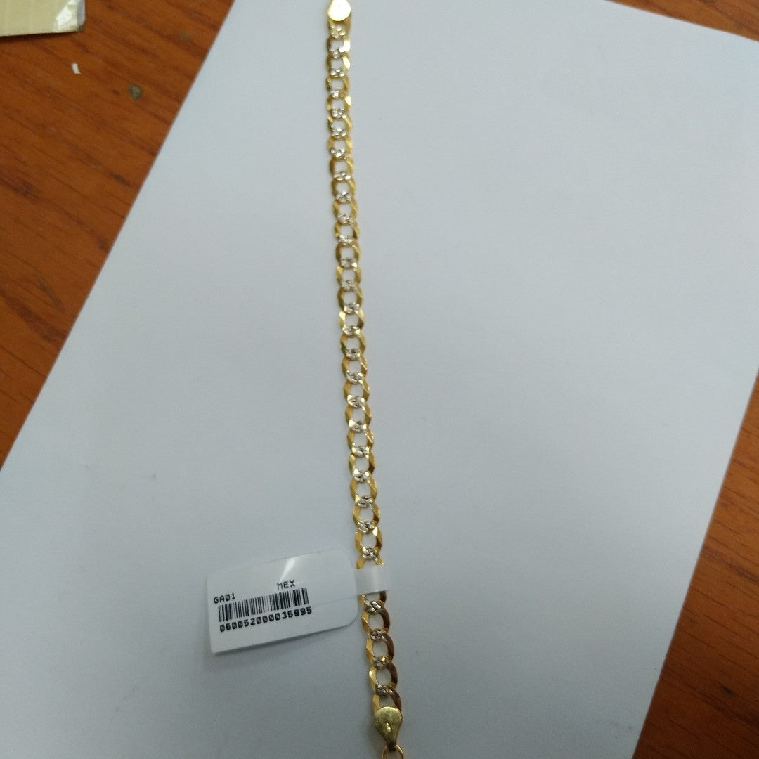 PULSERA BARBADA 14K 21 CM 5.6 GR (NUEVO)