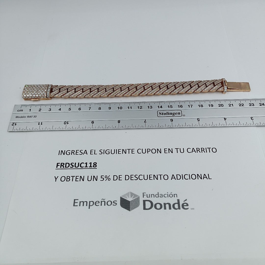 PULSERA ORO 10 K 128.7 GRMS (SEMINUEVO)