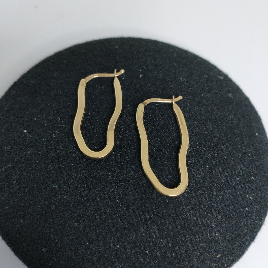 ARRACADAS PAR ORO 14 K 1.8 GRMS (SEMINUEVO)