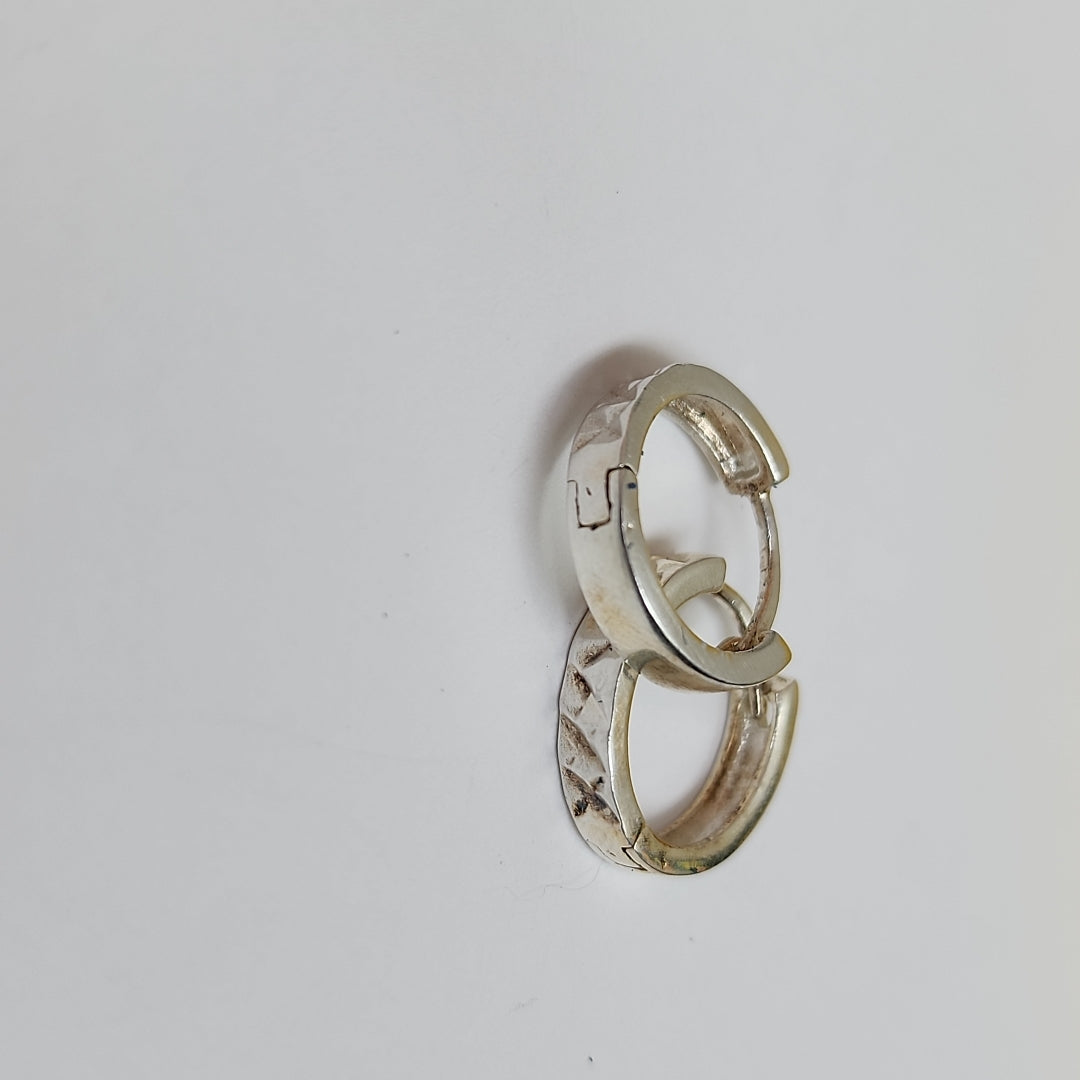 ARRACADAS LABRADAS PLATA .925 3.3 GR (NUEVO)