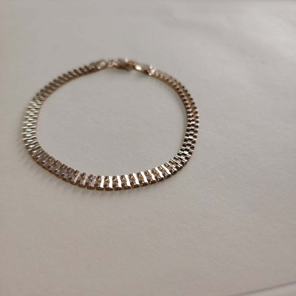 PULSERA ESPECIAL 14K 18 CM 4.3 GR (NUEVO)