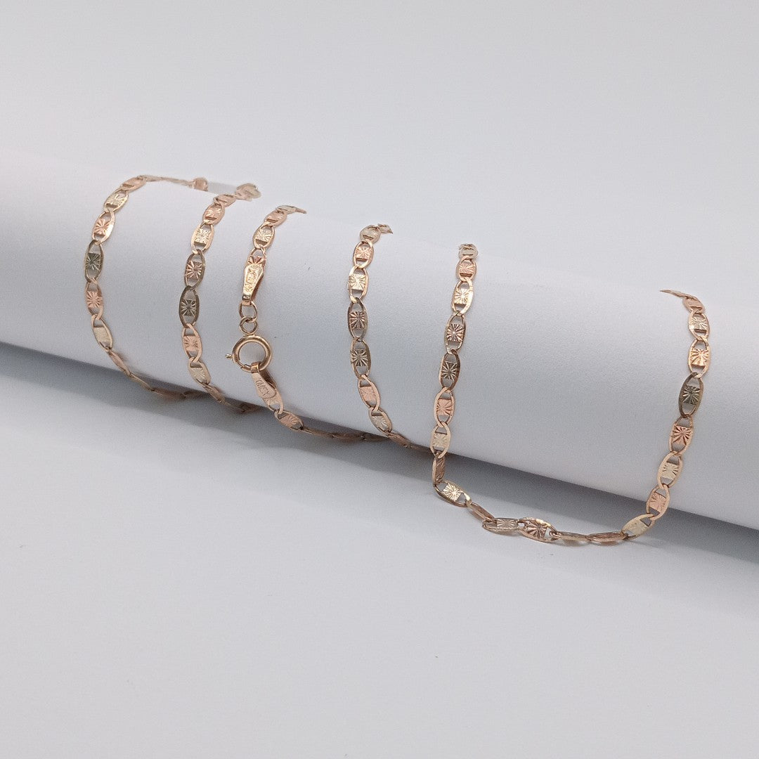 CADENA ORO COMBINADO 10 K 4.6 GRMS (SEMINUEVO)
