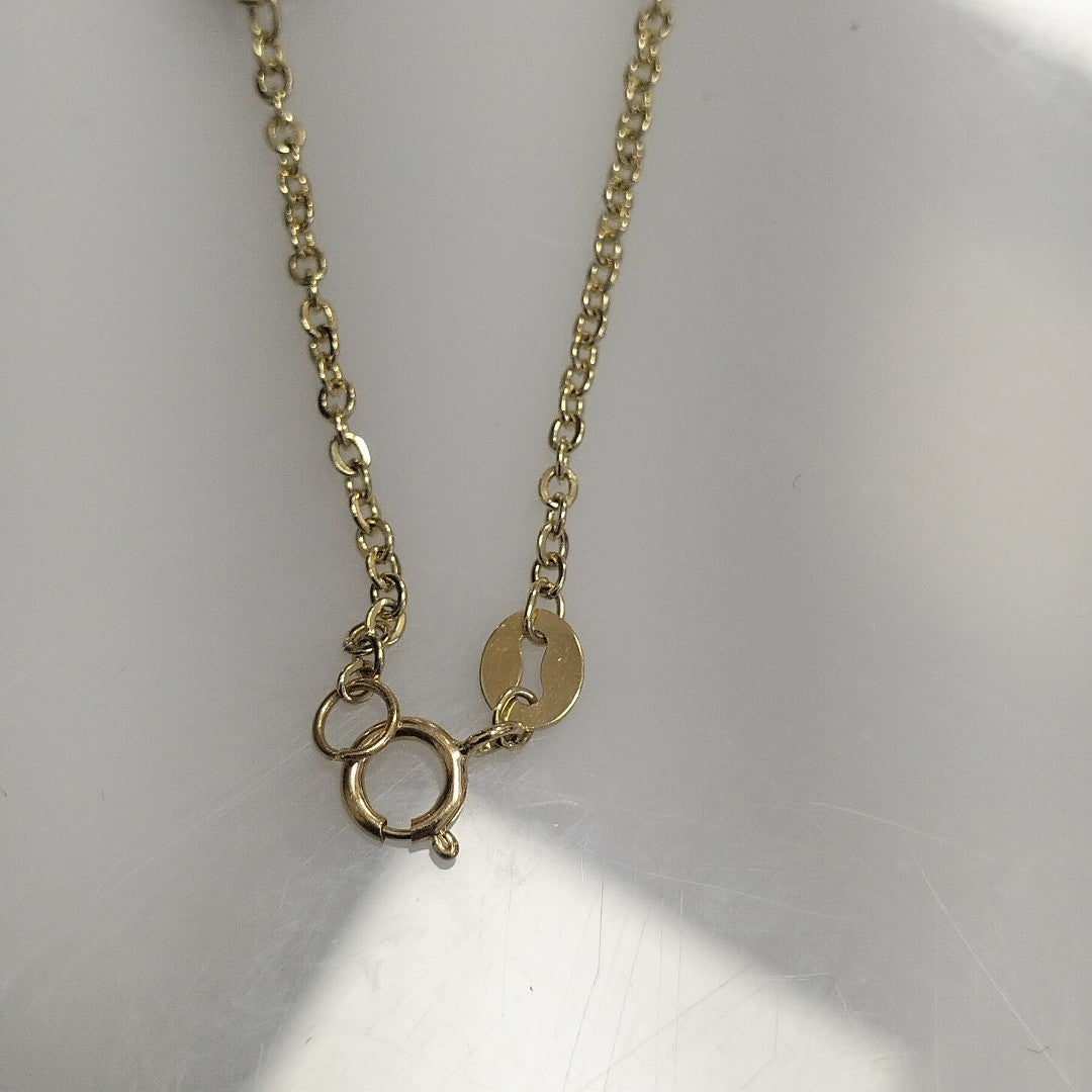 PULSERA ESP CON CORAZONES COMBINADOS 14K 18 CM 1.6 GR (NUEVO)