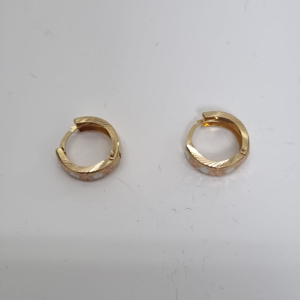 ARRACADAS PAR ORO 14 K 2 GRMS (SEMINUEVO)
