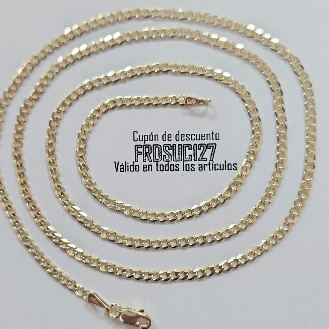 CADENA BARBADA 14K 60 CM 5.9 GR (NUEVO)