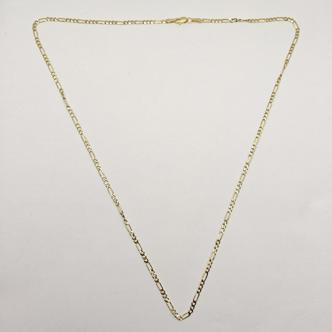CADENA TEJIDO 3X1 14K 55 CM 5.2 GR (NUEVO)