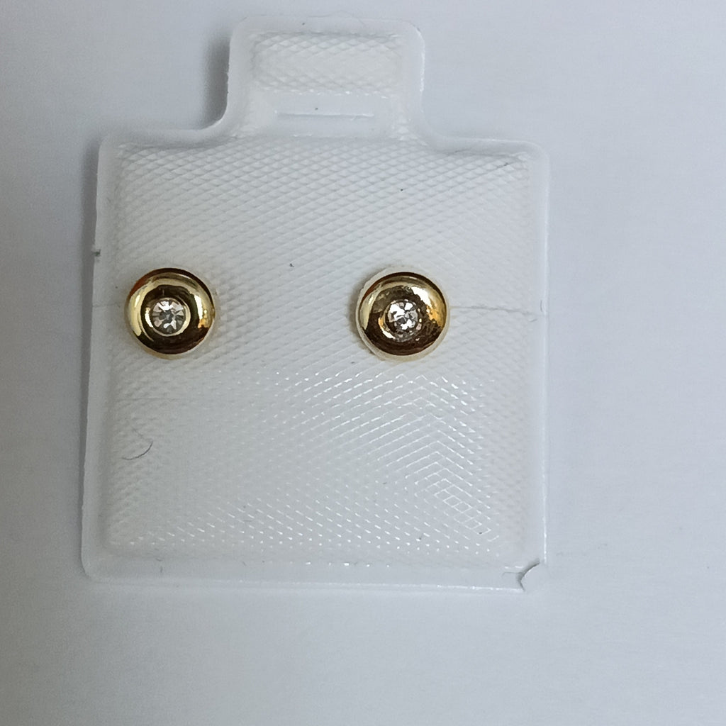 BROQUELES BROQUEL C CIRCONIA 14K 0.27 GR (NUEVO)