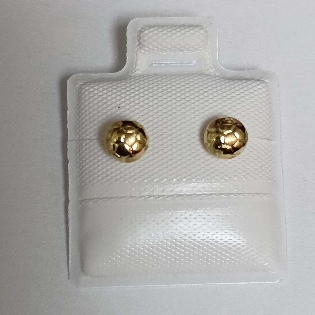 BROQUELES BROQUEL FIG BALON DE FUTBOL 14K 0.2387 GR (NUEVO)